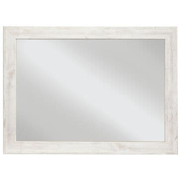 Ashley Paxberry Bedroom Mirror in Whitewash, , large