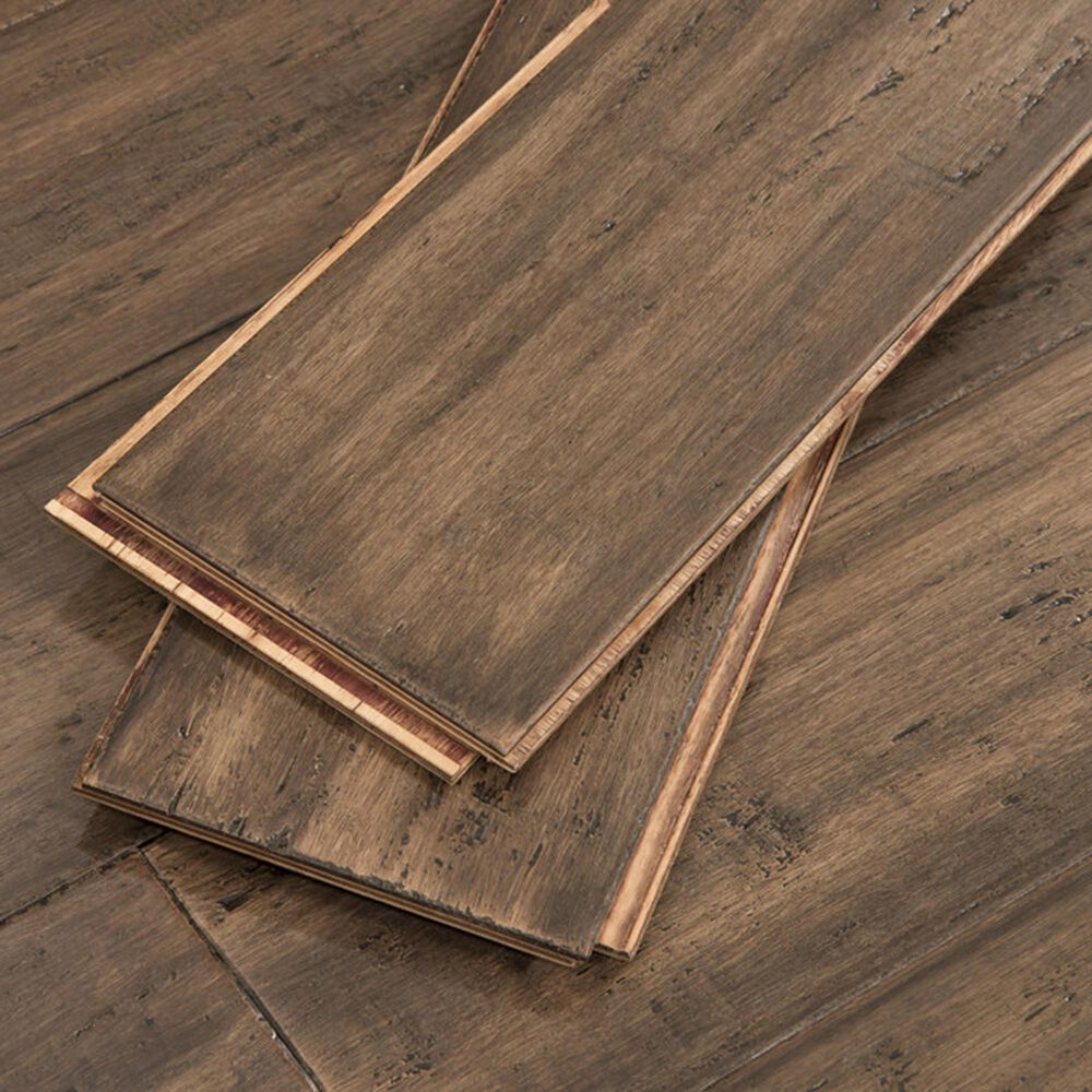 Cali Bamboo Fossilized Treehouse 5.3125" Engineered Bamboo Hardwood Nebraska Furniture Mart