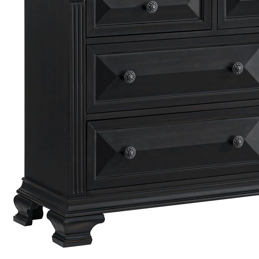Mayberry Hill Bridgestone 7-Drawer Dresser in Black, , large