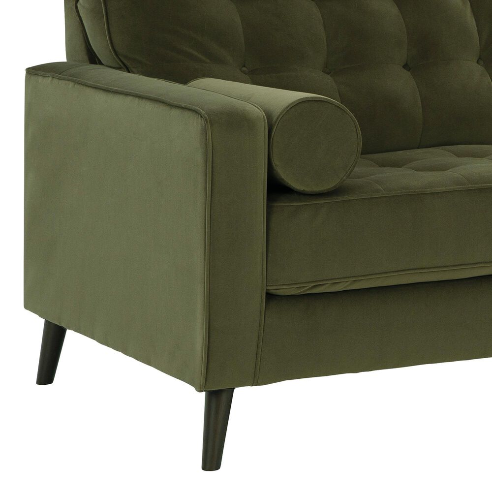 37B Reveon Lakes Stationary Sofa in Olive Velvet, , large