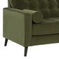 37B Reveon Lakes Stationary Sofa in Olive Velvet, , large