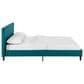 Modway Anya Fabric Full Platform Bed in Beige, , large