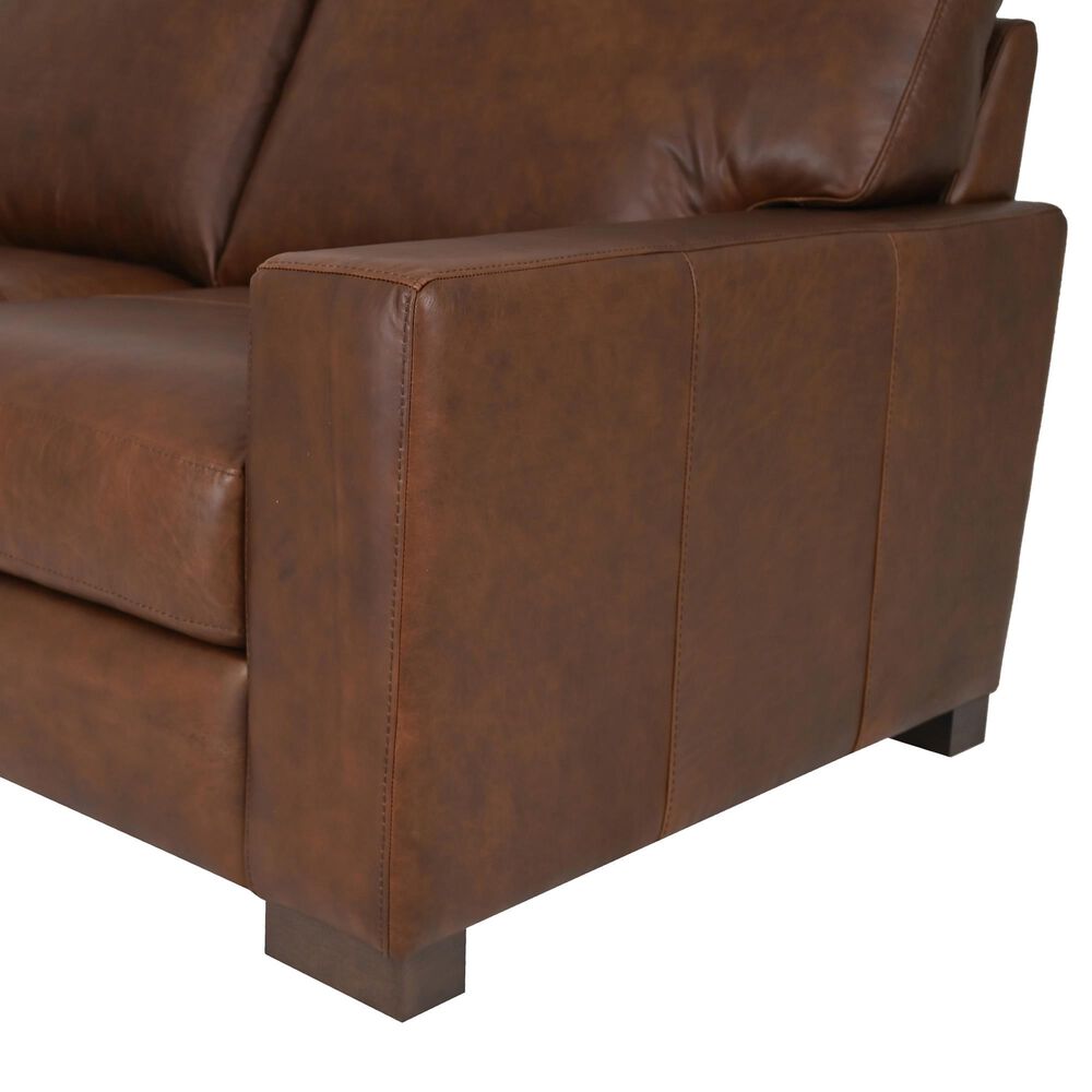 Bordeaux &amp; Co Florence Stationary Sofa in Chestnut, , large