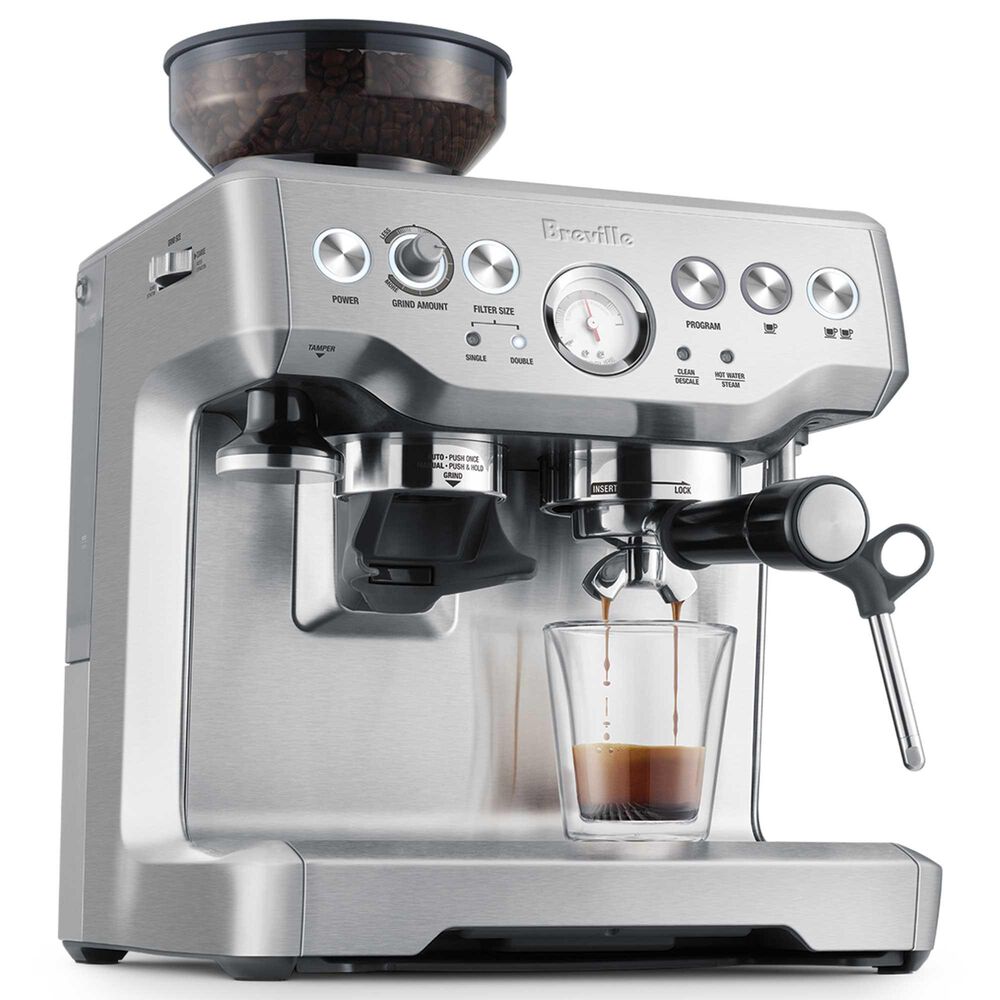 Breville 67 Oz Barista Express Espresso Machine in Brushed Stainless Steel, , large