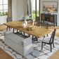 Ashley Galliden Extension Dining Table in Black and Brown - Table Only, , large