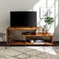 Walker Edison 60" Rustic Solid Wood TV Console in Amber, , large