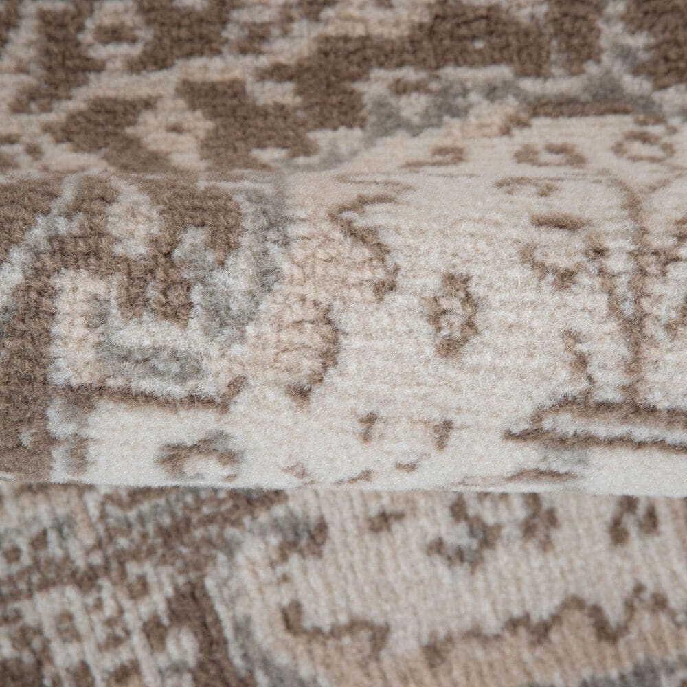 Amer Rugs Alpine 7&#39;10&quot; Round Light Cream Area Rug, , large