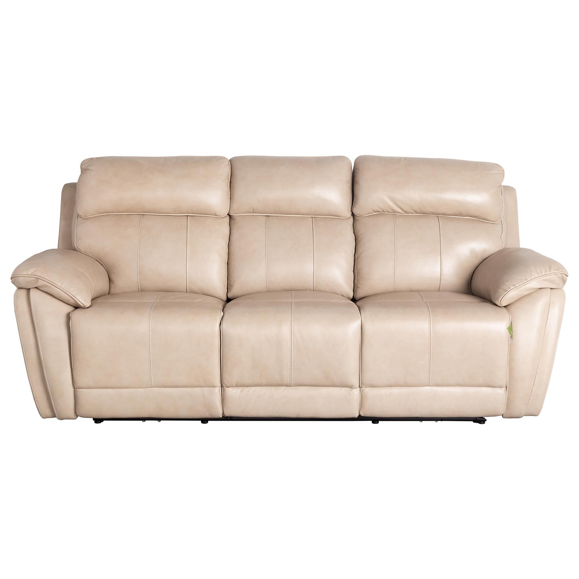 Bassett Power Reclining Sofa with Power Headrest in Diamond