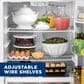 GE Appliances 17.5 Cu. Ft. Top Freezer Refrigerator with Reversible Door in Stainless Steel, , large