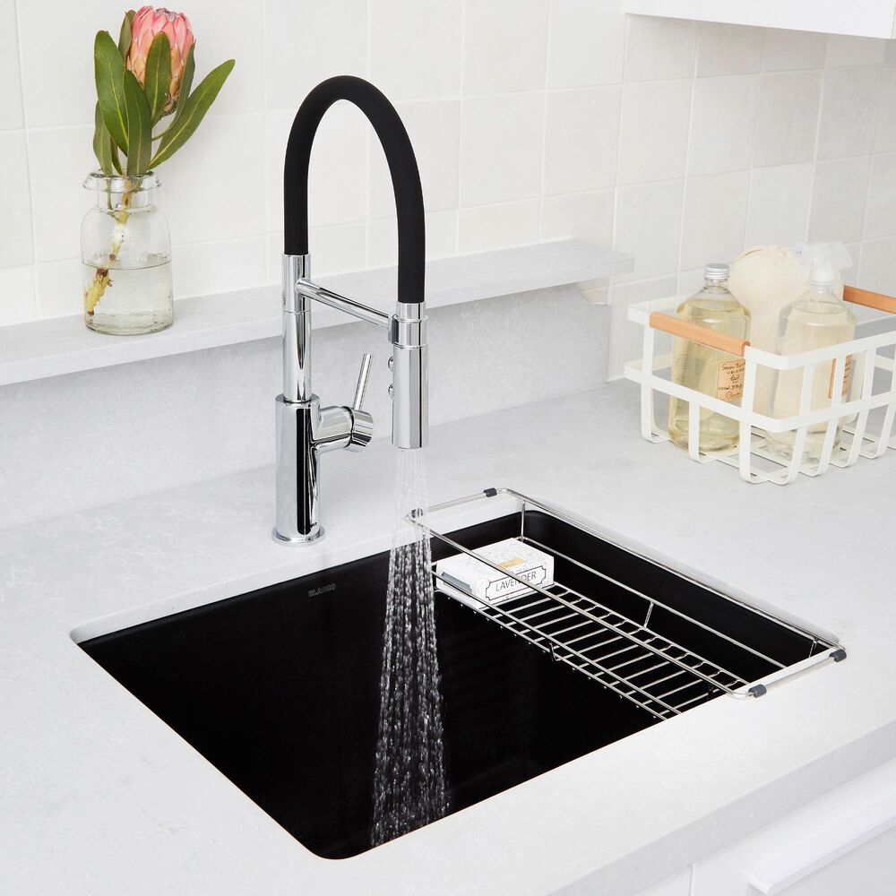 Blanco Liven Dual Mount Laundry Sink in Coal Black, , large