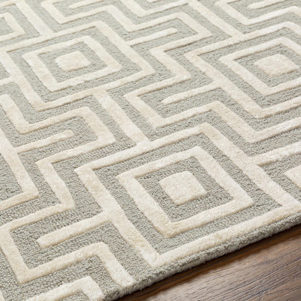 Surya Addison 2&#39; x 3&#39; Beige and Sage Area Rug, , large