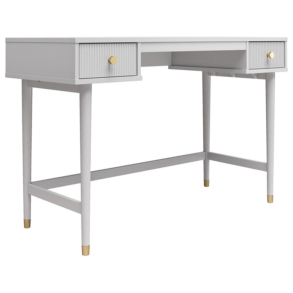DHP Elizabeth Writing Desk in Dove Gray, , large