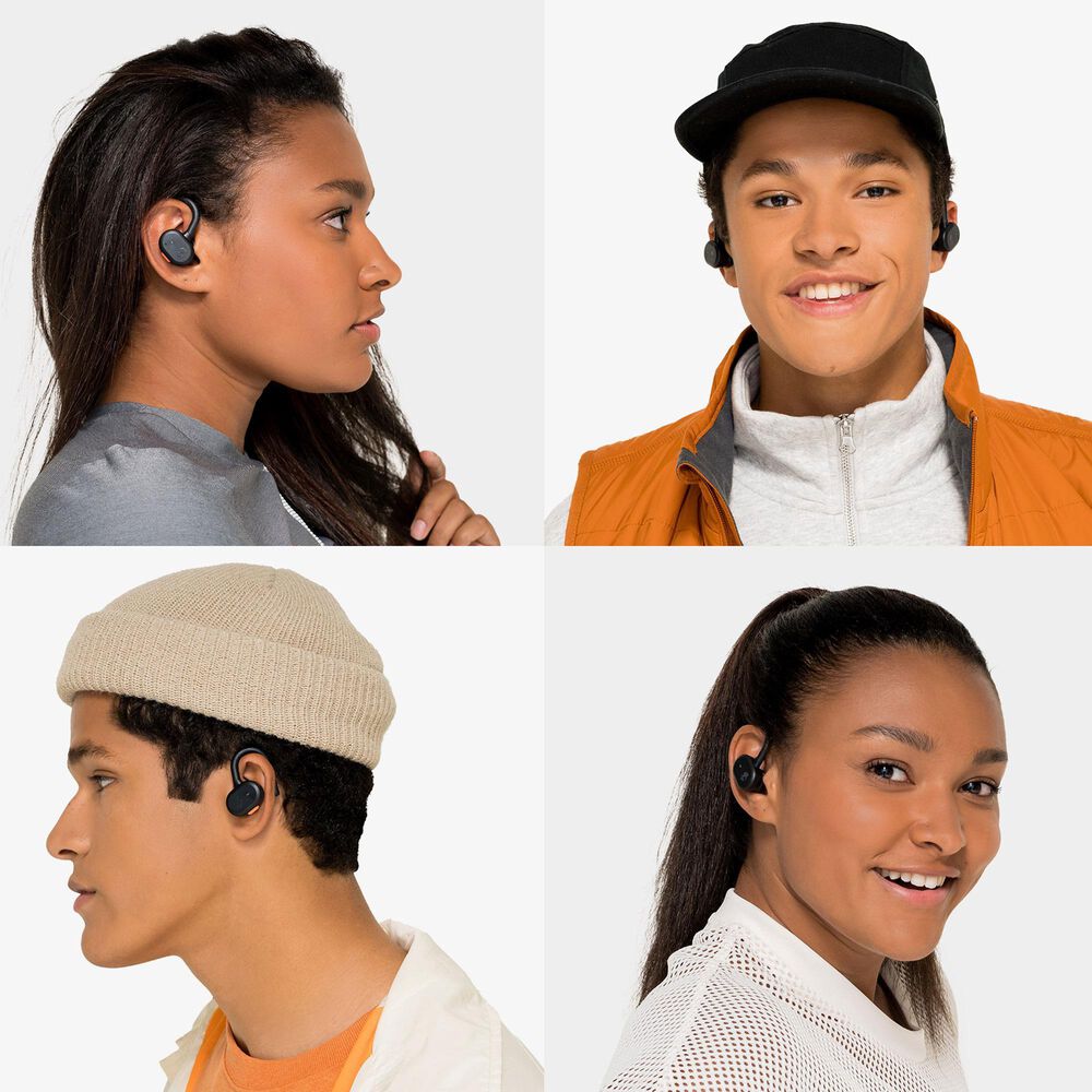 Skullcandy Push Active True Wireless Earbuds in Black and Orange, , large