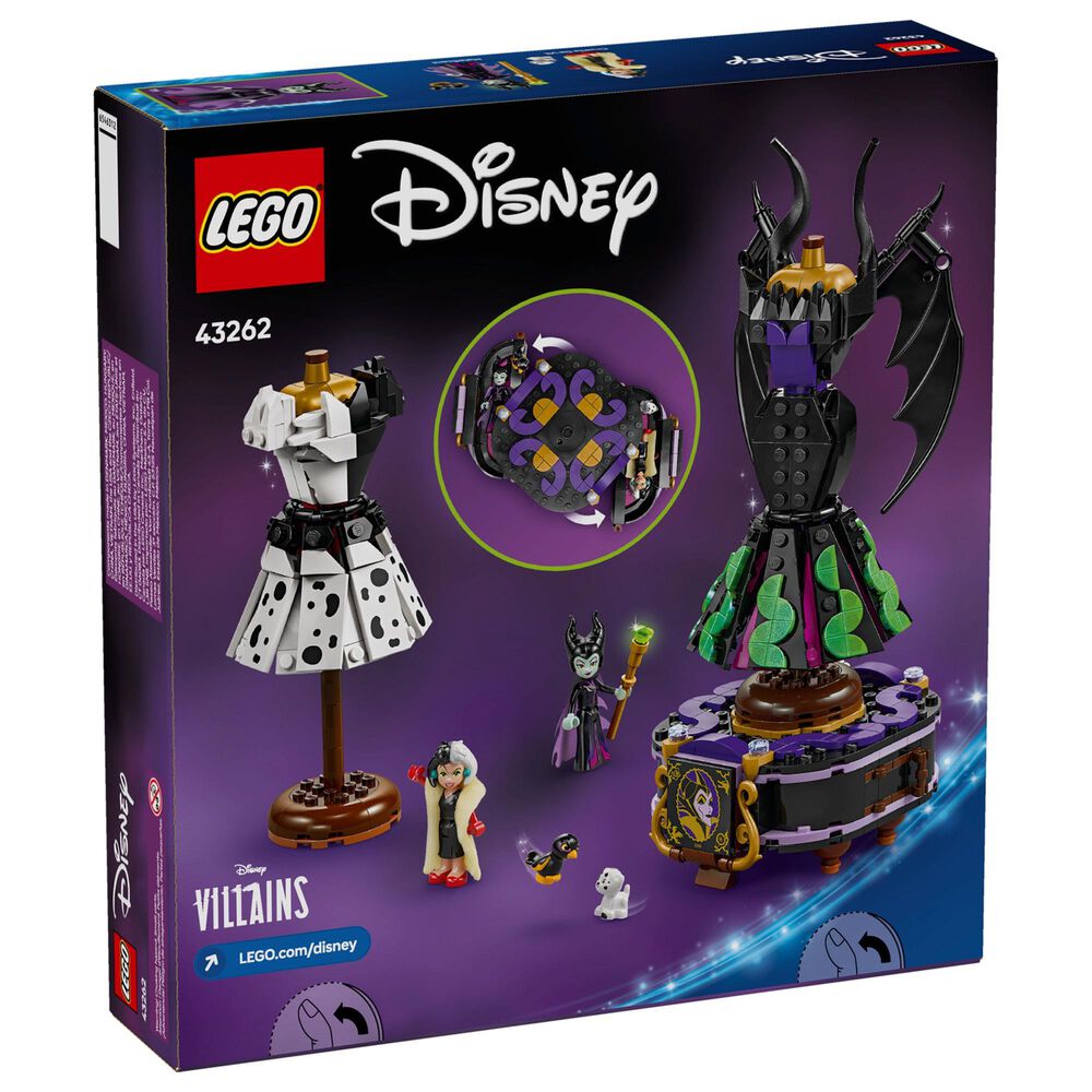LEGO Disney Maleficent and Cruella Dresses Building Set, , large