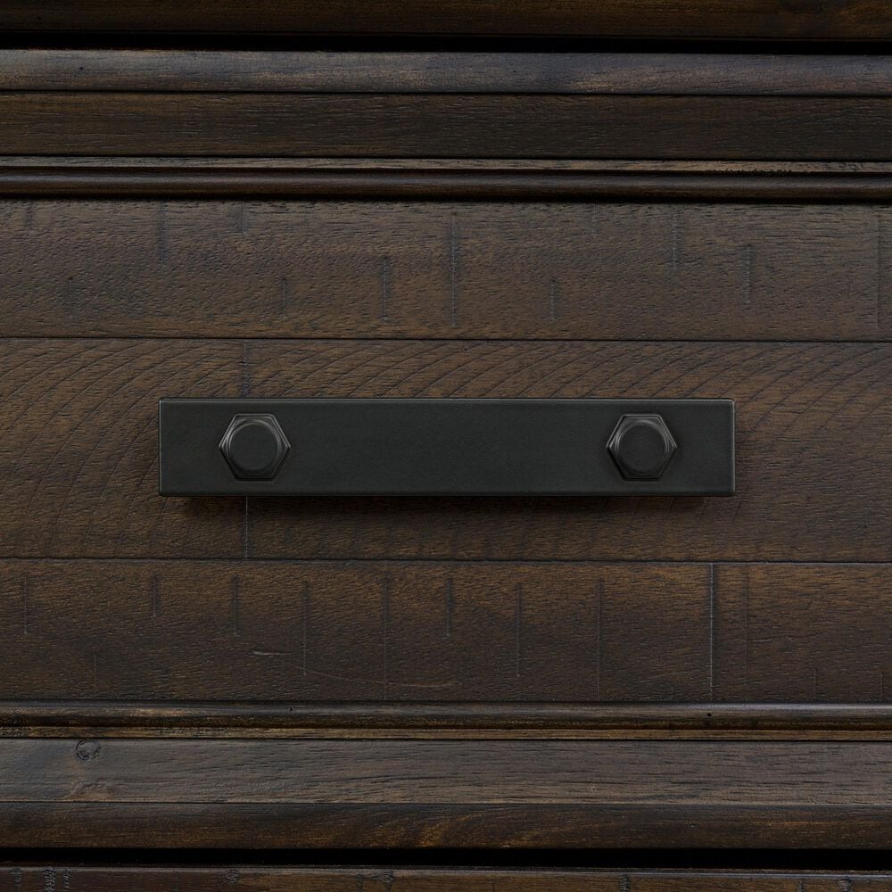 Mayberry Hill Colorado 6 Drawer Door Chest in Charcoal, , large