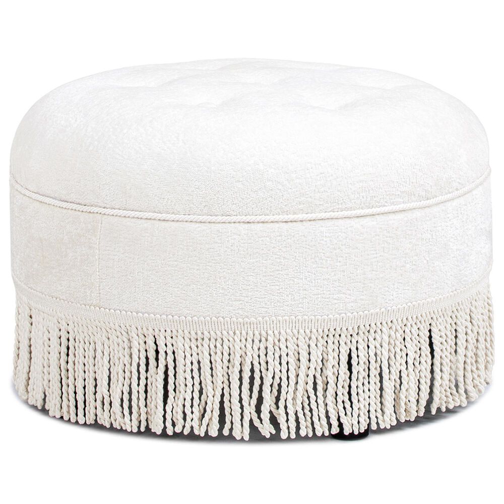 Jennifer Taylor Home Yolanda Standard Ottoman in Almond White and Ivory, , large