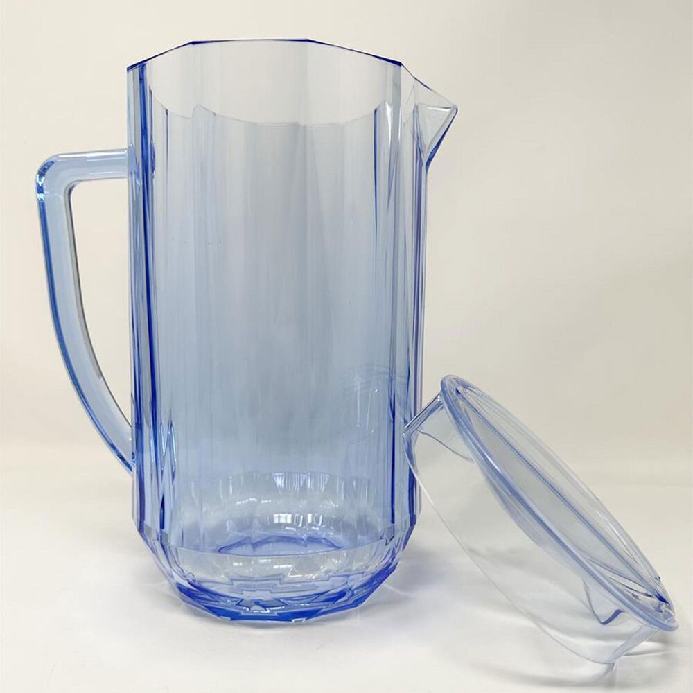 LeadingWare Crystal Diamond 81 Oz Pitcher in Blue, , large