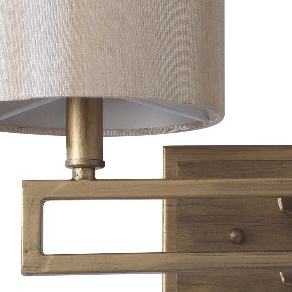 Safavieh Catena 9.25" Double Light Sconce in Antique Gold, , large