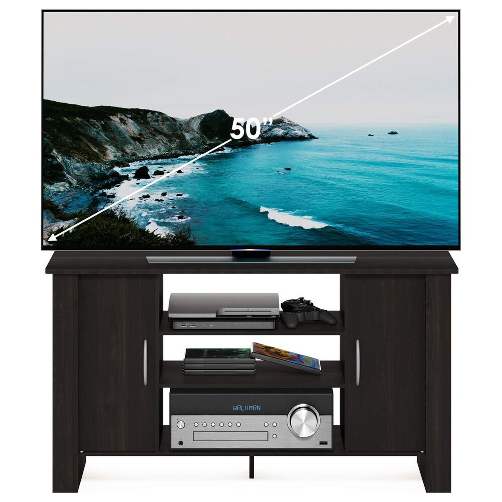 HOMLUX 42.1" Modern TV Stand Entertainment Center with 2-Door in Espresso, , large