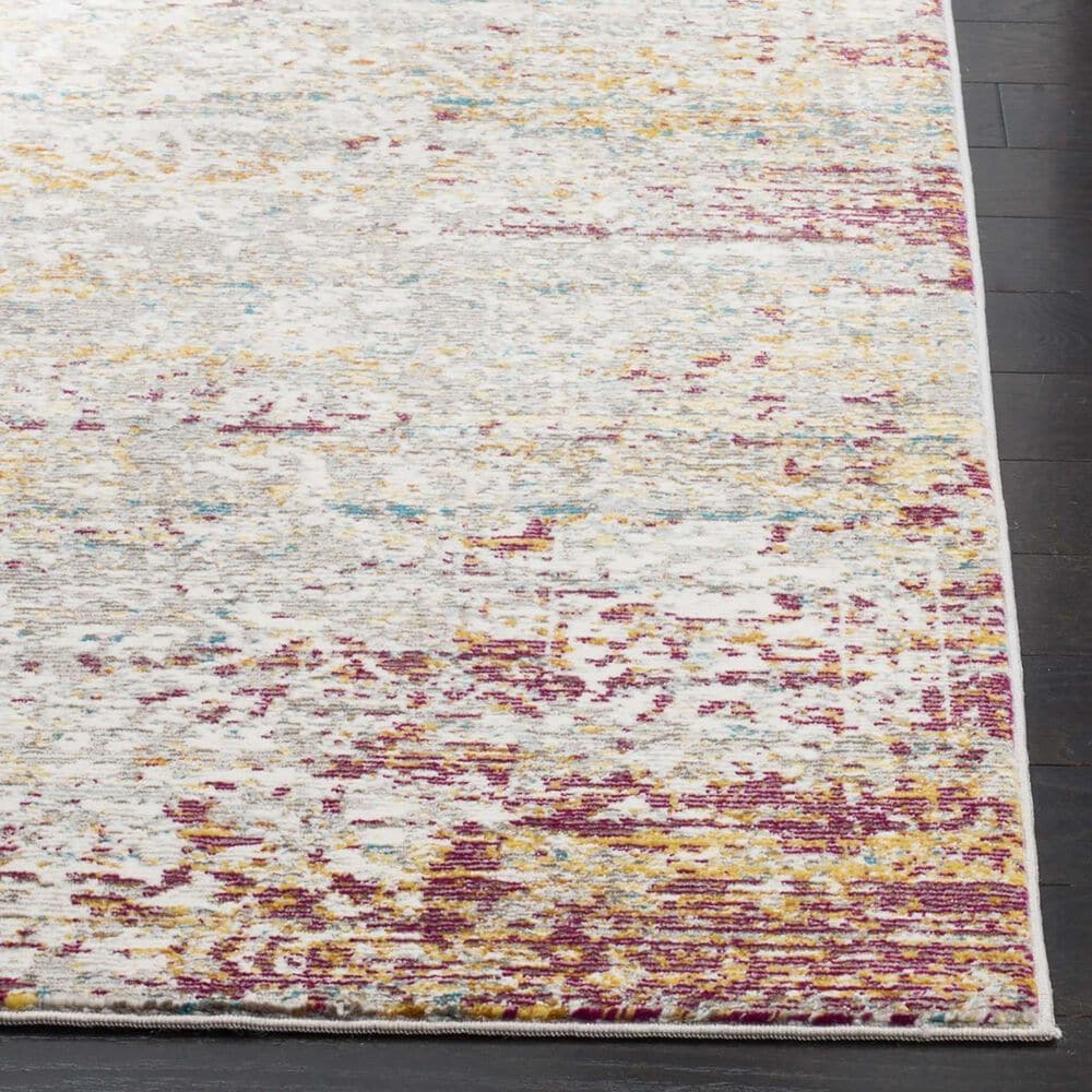 Safavieh Aria ARA156R 5&#39;1&quot; x 7&#39;6&quot; Red and Creme Area Rug, , large