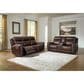 Ashley Gravier Power Reclining Loveseat with Console and Adjustable Headrest in Cordova, , large