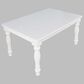 Waltham Westport 7-Piece Rectangular Dining Set in White, , large