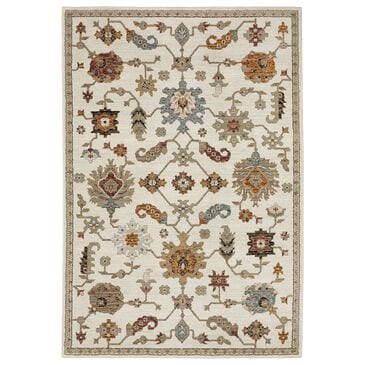 Oriental Weavers Andorra 8"6" x 11"7" Ivory and Multicolor Area Rug, , large