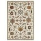 Oriental Weavers Andorra 8"6" x 11"7" Ivory and Multicolor Area Rug, , large