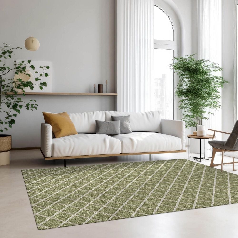 Dalyn Rug Company York 8&#39; x 10&#39; Aloe Indoor/Outdoor Area Rug, , large