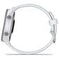 Garmin Forerunner 170 Music Smartwatch 42mm Whitestone Case with Whitestone and Cloud Blue Silicone Band, , large