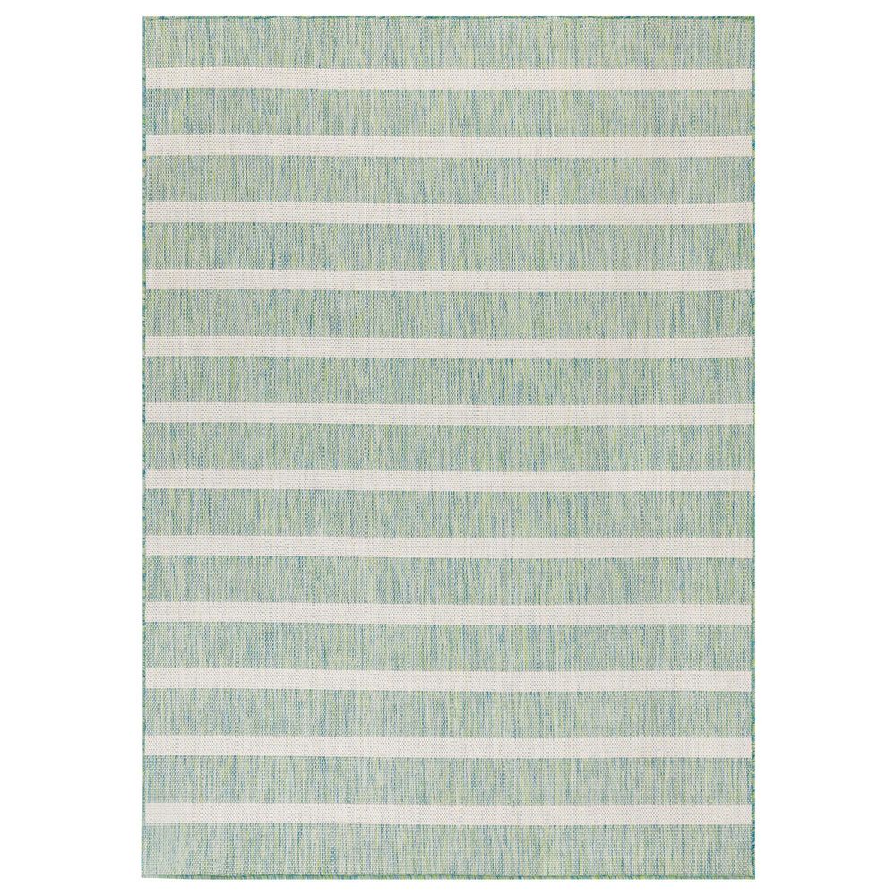 Nourison Positano POS03 Blue, Green and Ivory 9&#39; x 12&#39; Indoor/Outdoor Area Rug, , large