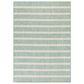 Nourison Positano POS03 Blue, Green and Ivory 9" x 12" Indoor/Outdoor Area Rug, , large