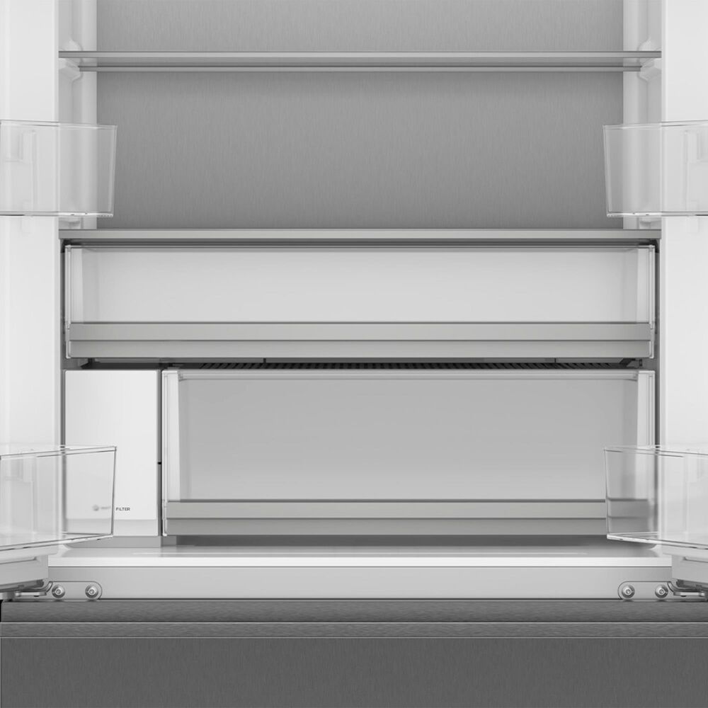 Fisher &amp; Paykel Series 7 18 Cu. Ft. French Door Refrigerator Freezer with Ice Maker and External Water in Stainless Steel, , large