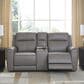 Ashley 5Z-Comfort Power Reclining Sofa and Loveseat Set in Coin, , large