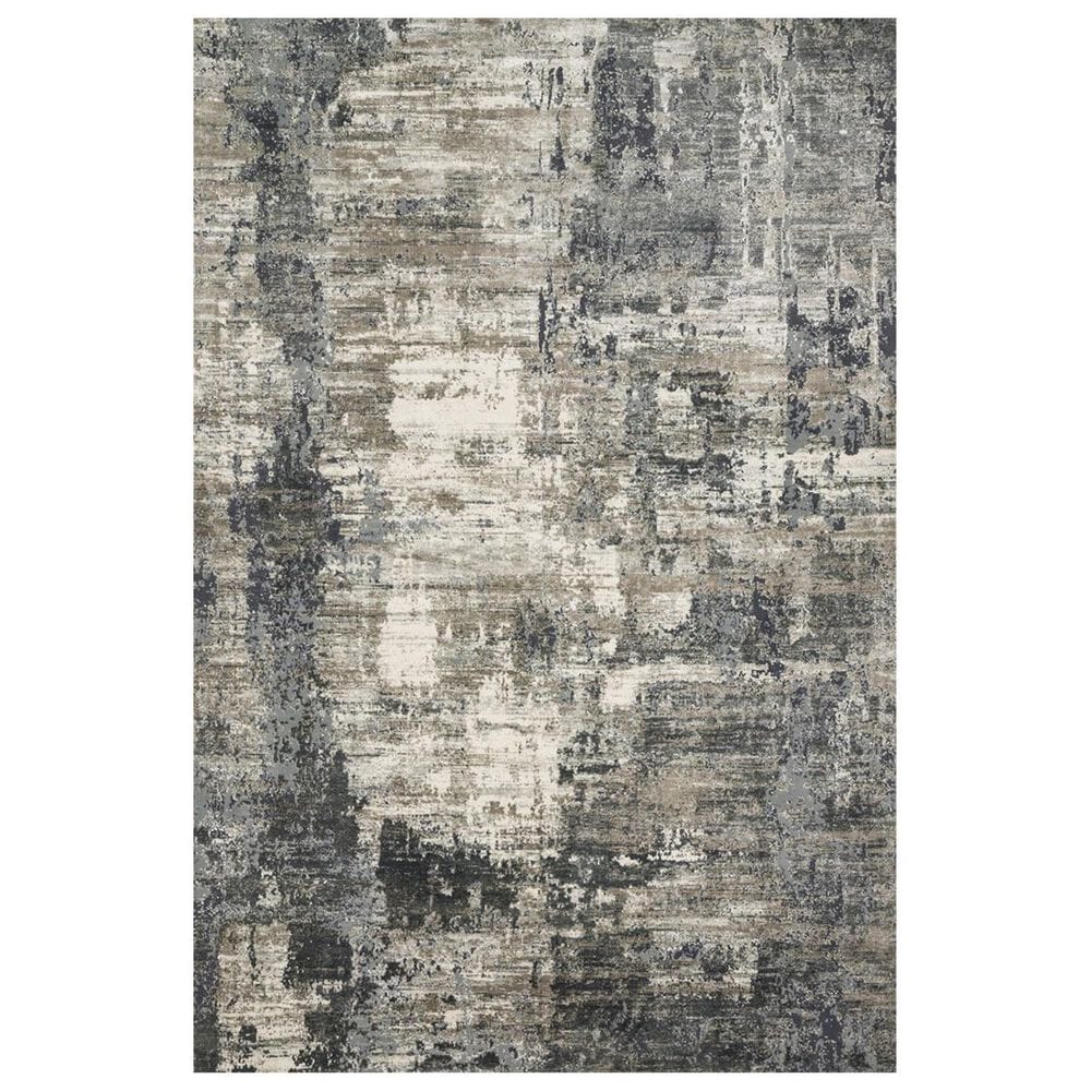 Loloi Cascade CAS-03 2"7" x 4" Ivory and Charcoal Area Rug, , large
