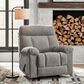 Ashley Hoyne Park Manual Rocker Recliner in Smoke, , large