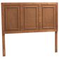 Baxton Studio Giordano Full Panel Headboard in Ash Walnut, , large