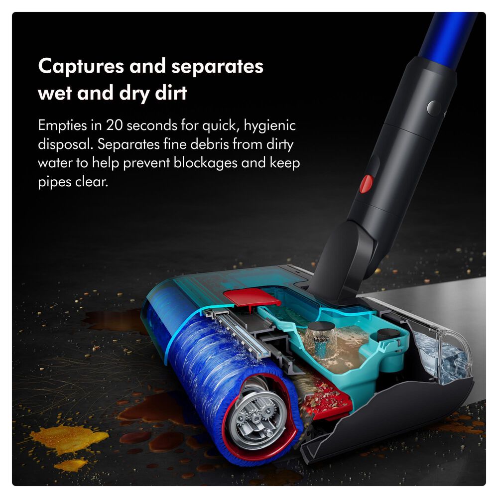 Dyson W1 PencilWash Wet/Dry Cleaner and Dock in Ultra Blue, , large