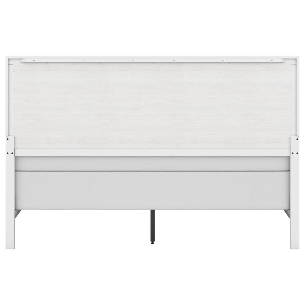 Ashley Binterglen 4-Piece King Panel Bedroom Set in White, , large