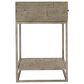 Bernhardt Highland Park Alvar Nightstand in Morel and Glazed Silver, , large