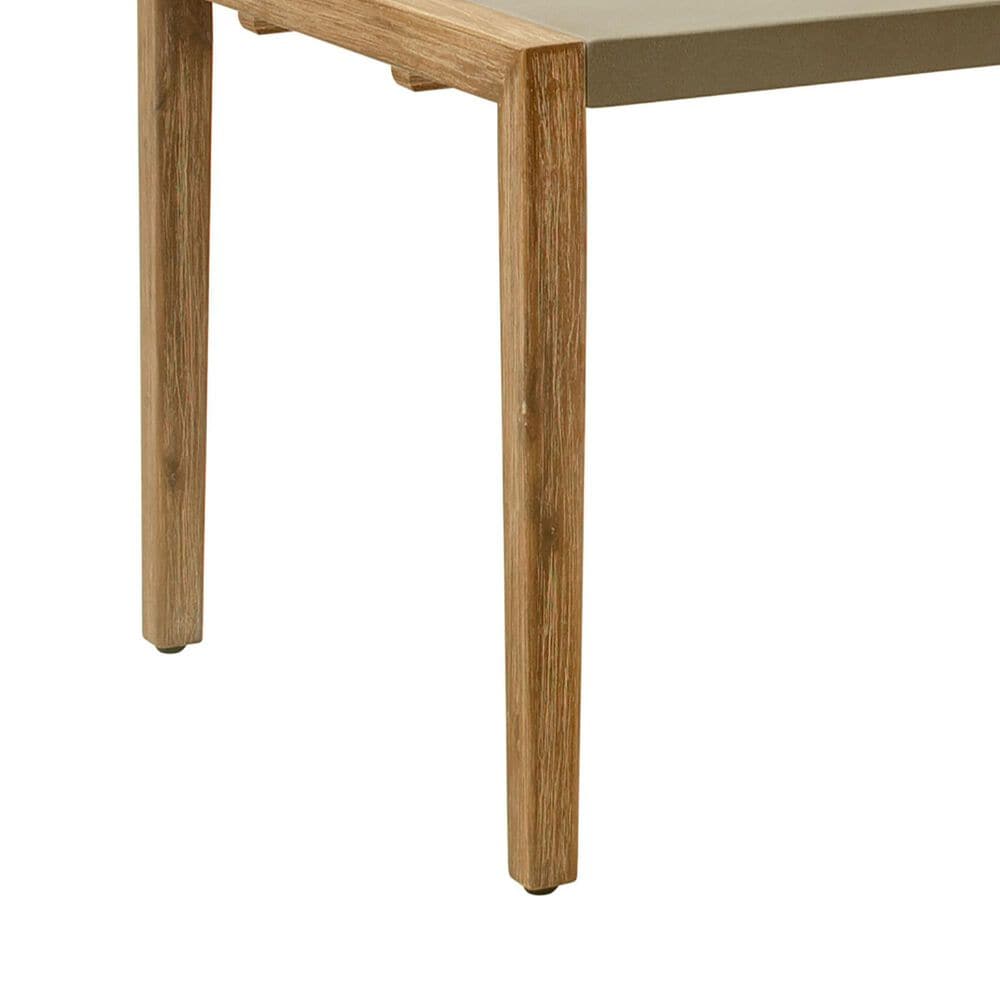 Zuo Modern Kata Outdoor Dining Table in Gray and Brown - Table Only, , large
