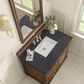 James Martin Vanities Lorelai 36" Single Vanity in Mid-Century Walnut with 3 cm Charcoal Soapstone Quartz Top, , large
