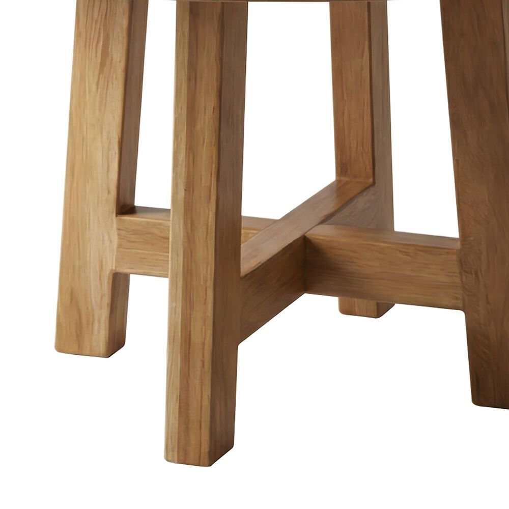 Arista Wood Fulton 5-Piece Round Dining Set in Brown, , large
