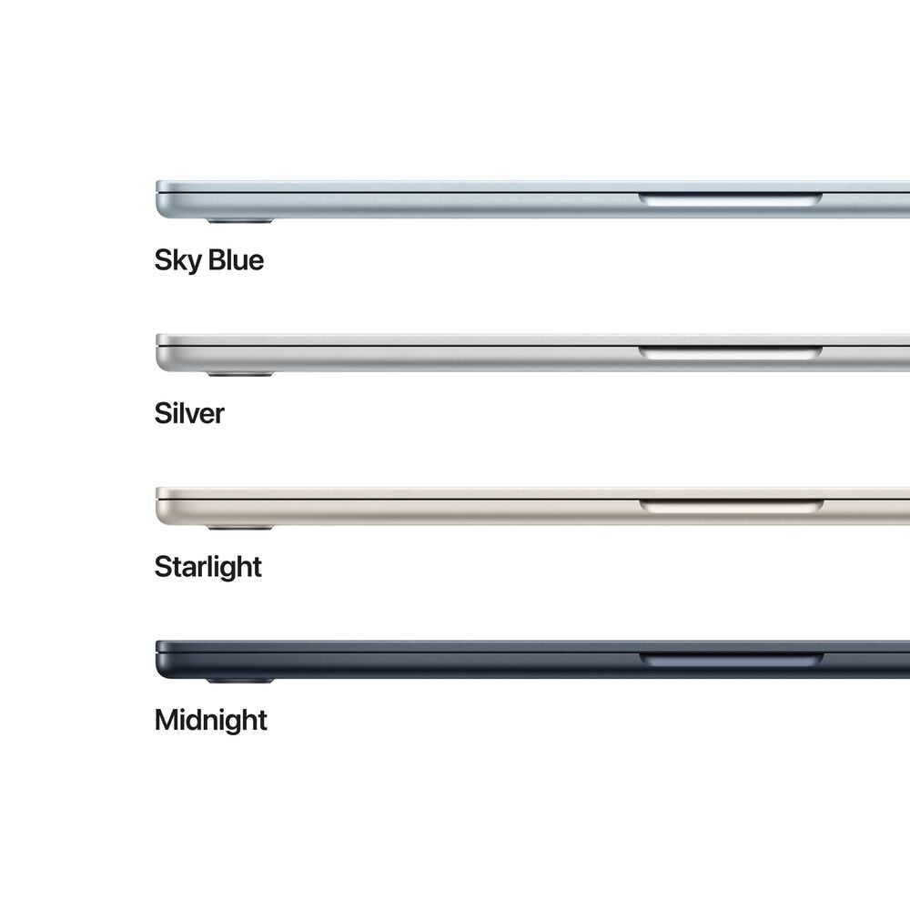 Apple MacBook Air 15-inch Laptop M4 chip - 10 Core CPU - 10 Core GPU - 16GB Memory - 256GB SSD - Silver &#40;Latest Model&#41;, , large