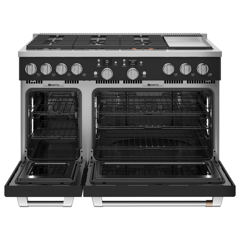 Cafe 8.25 Cu. Ft. Freestanding Dual Fuel Range with Double Oven in