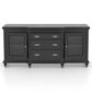 Declan Dining 2-Door Buffet in Black, , large