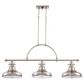 Quoizel Emery 3-Light Island Chandelier in Brushed Nickel, , large