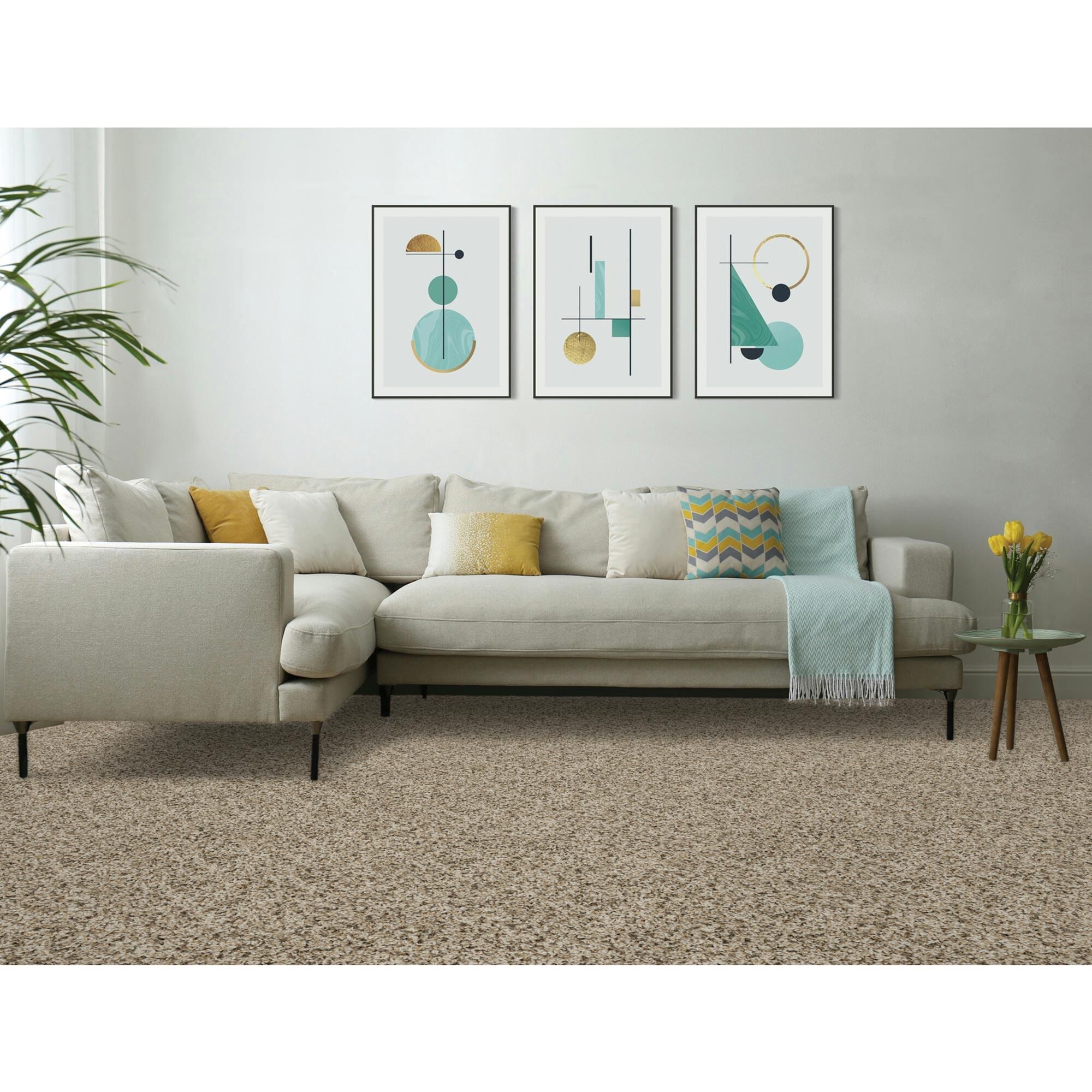 Mohawk Raise The Woof II Carpet in Frosty Spice