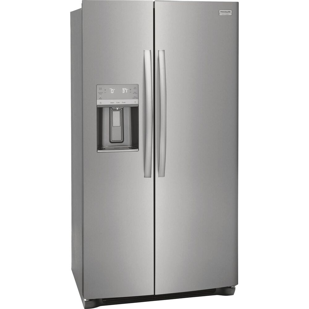 Frigidaire Gallery 25.6 Cu. Ft. 36&quot; Standard Depth Side-by-Side Refrigerator in Stainless Steel, , large