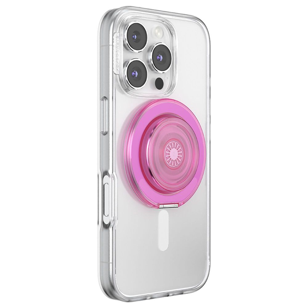 PopSockets MagSafe Circle Kick-Out PopGrip in Translucent Baby Pink, , large